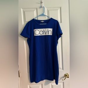 Calvin Klein t-shirt dress.